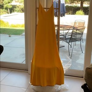 Lulus Long Yellow Dress